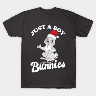 Just a Boy Who Loves Bunnies T-Shirt